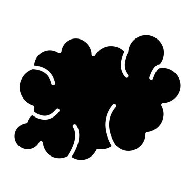 bulut vektörü düz simgesi