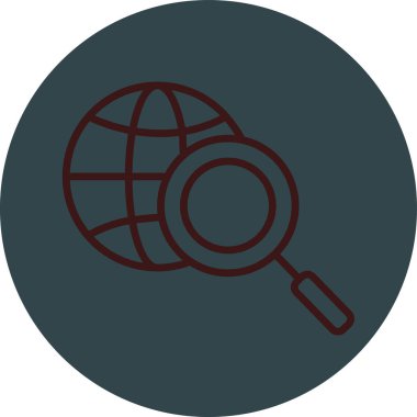 seo modern simgesinin vektör illüstrasyonu