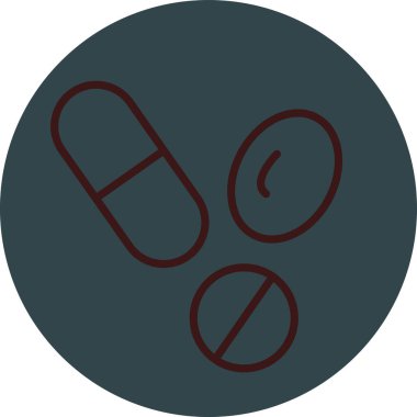 hap ikonu vektör illüstrasyonu