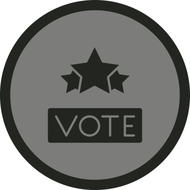 oy web simgesi vektör illüstrasyonu