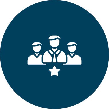 Polis ikonunun vektör illüstrasyonu