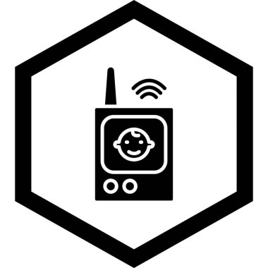 Radyo simgesinin vektör illüstrasyonu