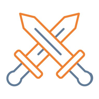 çapraz tornavida ve çapraz tornavida vektör simgesi. İnce çizgi işareti. sembol üzerinde izole.