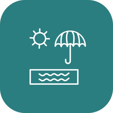 vektör illüstrasyonu, su bırakma simgesi