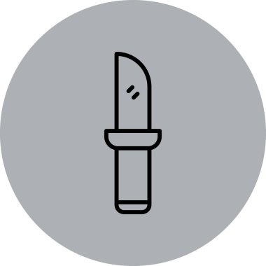 Eşsiz termometre Vektör Satır Simgesi