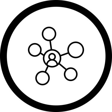 Seo simgesinin vektör illüstrasyonu