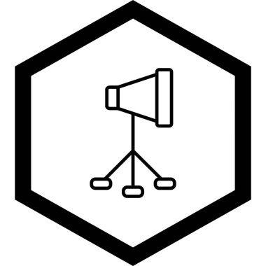 Kişisel konuşmacının illüstrasyon vektör simgesi