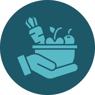 Bahçe simgesinin vektör illüstrasyonu