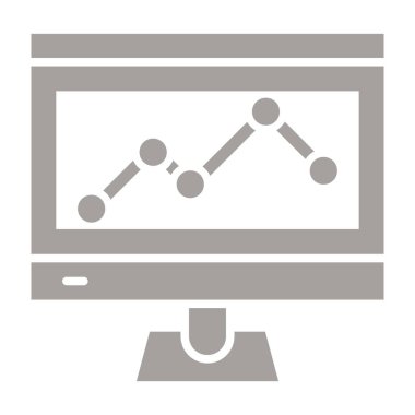 istatistik tablosu olan bilgisayar monitörü