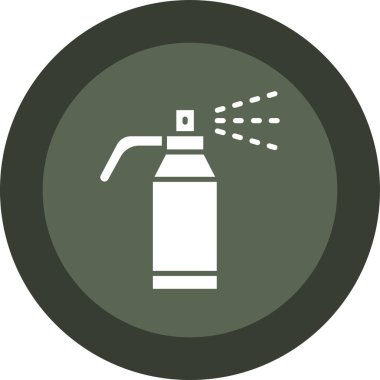 Sprey kutu ikonu. Basit resimleme