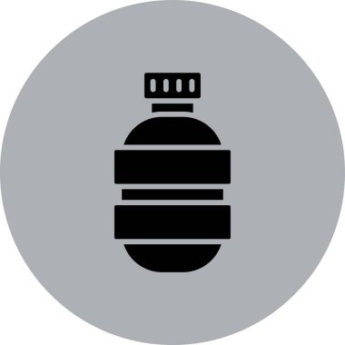 Şişe simgesinin vektör illüstrasyonu