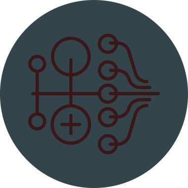 Bir burç simgesinin vektör illüstrasyonu