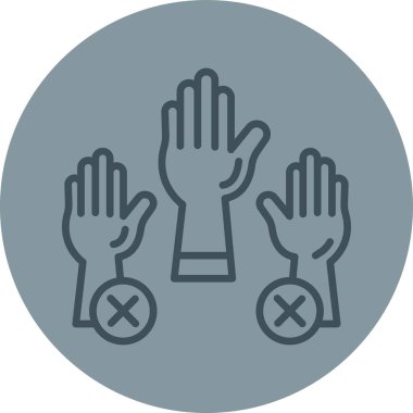 Modern simgelerin hiçbirinin vektör çizimi