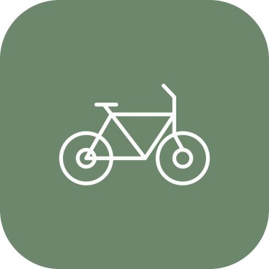 bisiklet ikonu vektör illüstrasyonu