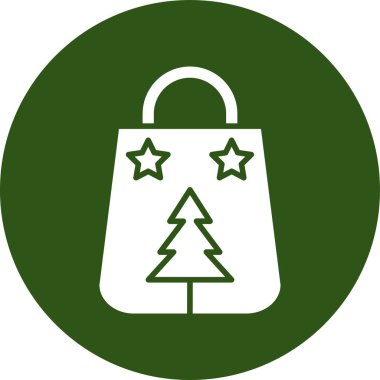 Noel hediyesi çanta vektör illüstrasyonu