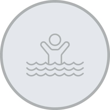 Bir cankurtaran simgesinin vektör illüstrasyonu