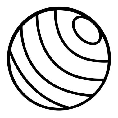 Voleybol topu simgesini, anahat stili