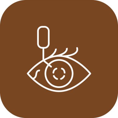 Göz Ağı simgesi, vektör illüstrasyonu