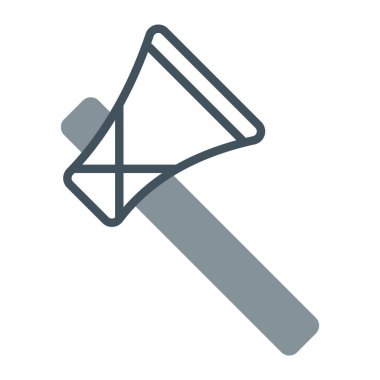 Çekiç simgesi. Vektör çizim