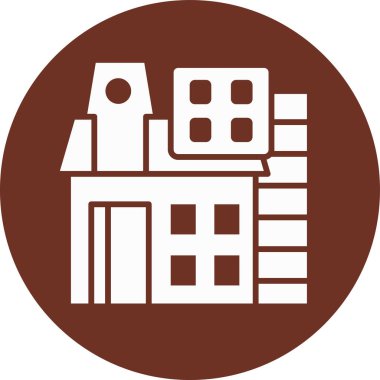 Yapı simgesinin vektör illüstrasyonu