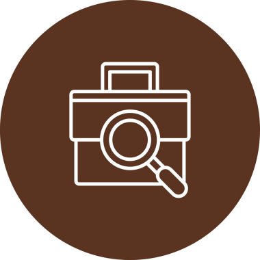 Kamera simgesi, vektör illüstrasyonu