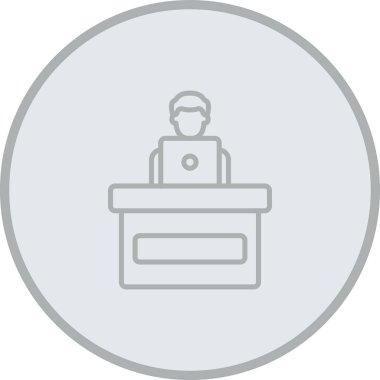 Vektör çizim ofis binası