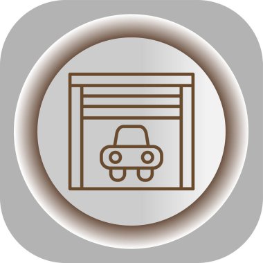 Benzersiz taksi vektör çizgisi simgesi