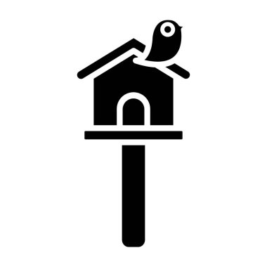 kuş evi vektör çizimi