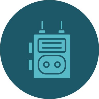 radyo simgesi vektör illüstrasyonu