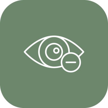 Göz simgesi, vektör illüstrasyonu