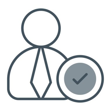 zaman yönetimi çizgi vektör simgesi