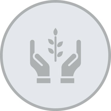 Büyüyen ağaç yuvarlak simgesi