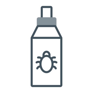 şişe simgesi, çizgi vektör çizimi