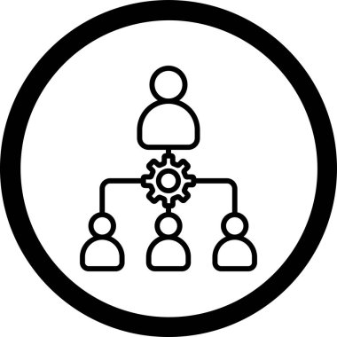 Seo simgesinin vektör illüstrasyonu