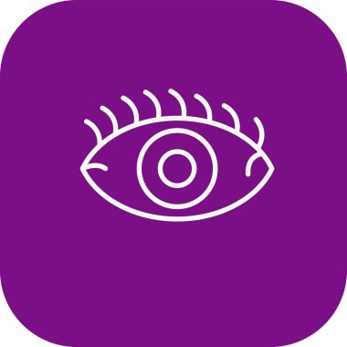 Göz Ağı simgesi, vektör illüstrasyonu