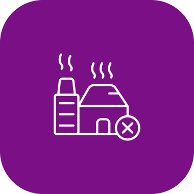 Eşsiz sıcak klima vektör çizgisi simgesi