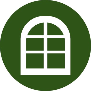 Pencere. Web simgesi basit illüstrasyon