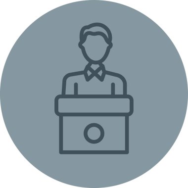 iş adamı simgesi vektör illüstrasyonu