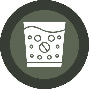 içki ikonu vektör illüstrasyonu