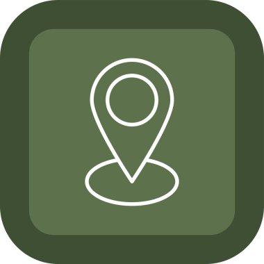 harita pin konumu vektör illüstrasyonu