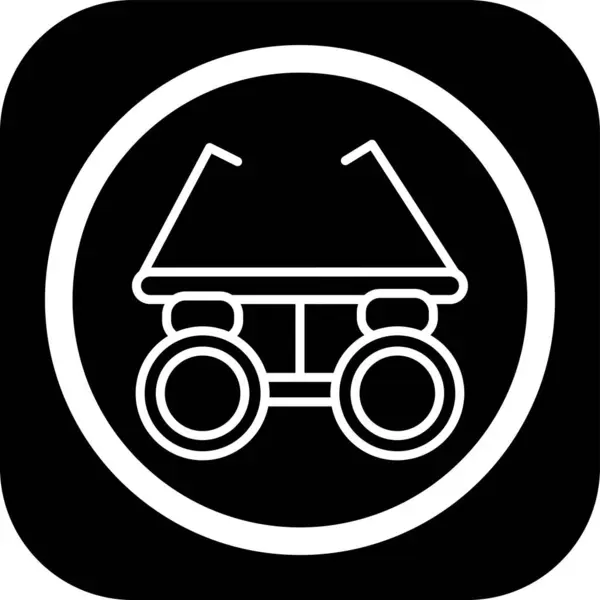 Gözlük Ağı simgesi, vektör illüstrasyonu test ediliyor