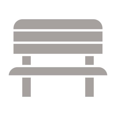 tablo sandalye simgesi, vektör illüstrasyonu