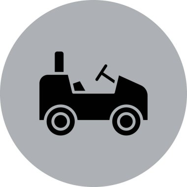 Modern oto tamir simgesinin vektör illüstrasyonu