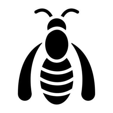 Arı sembolü düz simge