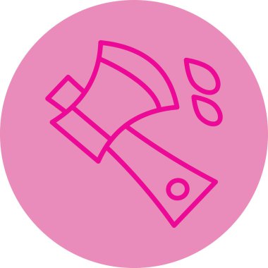 Balta. Web simgesi basit illüstrasyon