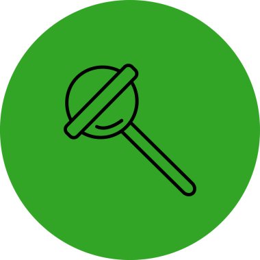 kürek simgesi vektör illüstrasyonu