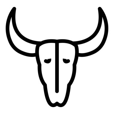 hayvan inek vektör simgesi