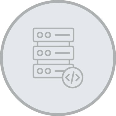 Soyut arkaplanda kodlama simgesi izole edildi