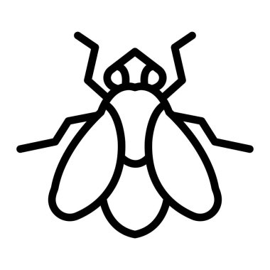 böcek simge vektör çizim