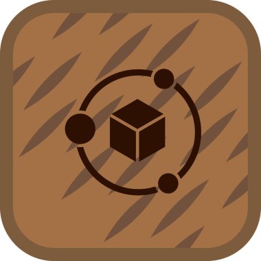 Bir web simgesinin vektör illüstrasyonu